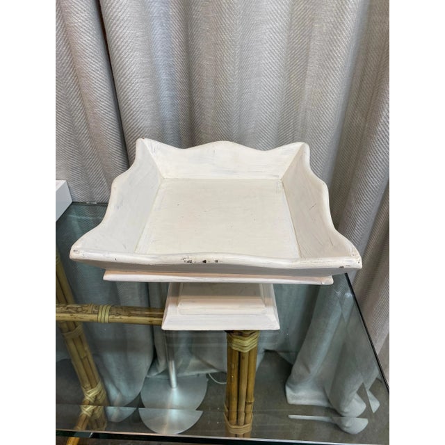 French Country Wood Fruit Plate For Sale - Image 4 of 4