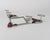 A fairly scarce French wall-mounted hall mirror with wrought iron frame bearing four integrated coat hooks, painted in...