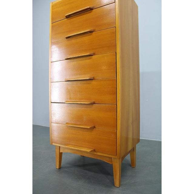 1960s Mid-Century Maple Chest of Drawers, Czechoslovakia, 1960s For Sale - Image 5 of 17