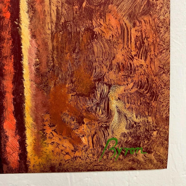 1980s Byron Gálvez Art Mixed Media on Paper For Sale In San Diego - Image 6 of 9