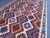 1990s 5'7" X 8'2" Modern Afghan Hand-Woven Kilim Rug, Soft Wool, Geometric Pattern For Sale - Image 9 of 10
