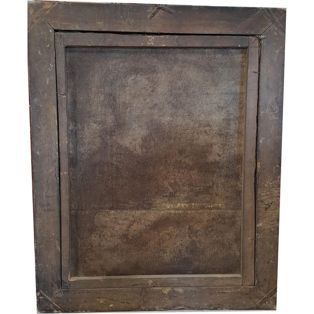 Saint Lucia, 18th Century, Oil Painting on Canvas, Framed For Sale - Image 6 of 10