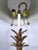 Frederick Cooper Vintage Frederick Cooper Style Hollywood Regency Brass Pineapple Table Lamp With Diffuser Shade For Sale - Image 4 of 10