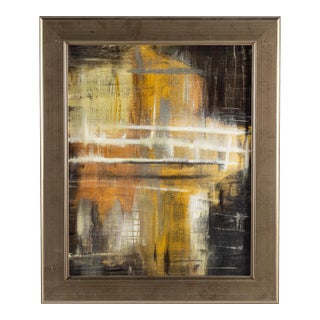Pulliam Abstract Oil on Canvas Painting For Sale