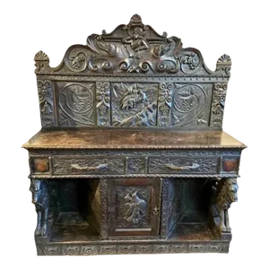 19th Century Hunt Sideboard Neo Renaissance