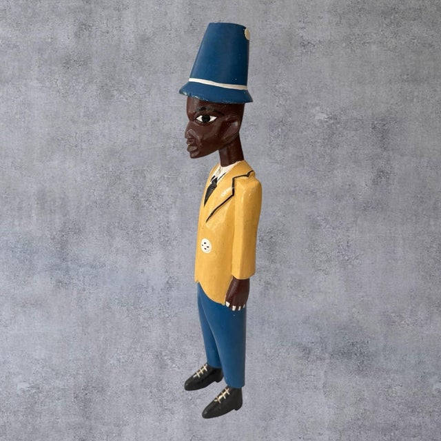 Brand: Handmade / Unbranded Type: Statue / Figurine Subject: Man / Gentleman / Colon Figure Material: Wood Culture:...