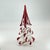 Mid-Century Modern Mid 20th Century Murano Italian Art Glass Christmas Tree Sculpture 8" (Red Drip Tips, Original Foil Label, Vintage Mid-Century) For Sale - Image 3 of 15
