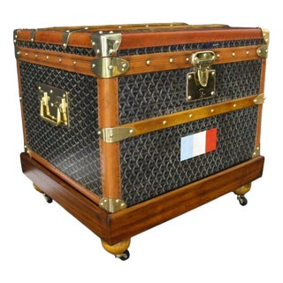 Small Trunk from Goyard, 1920s For Sale