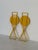 Yellow Set of Dafne Folding Chairsi, 1970s For Sale - Image 8 of 9