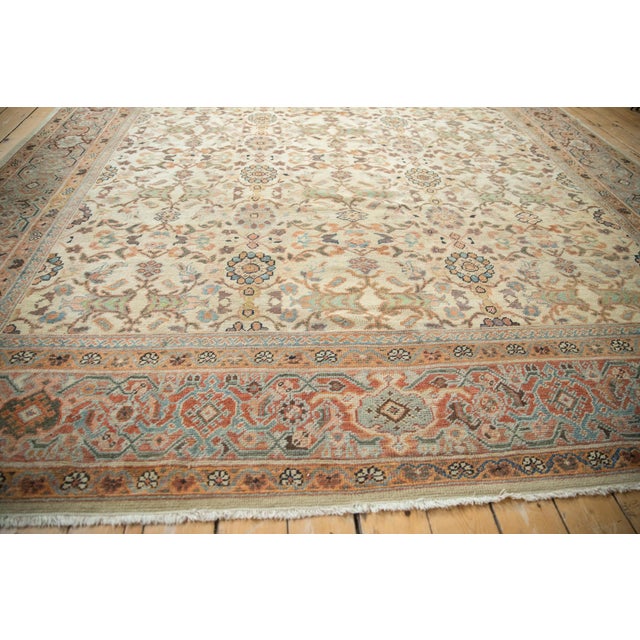 Antique Mahal Carpet - 10' X 12'1" For Sale In New York - Image 6 of 12