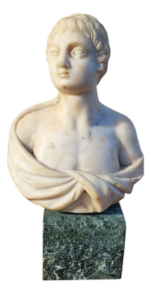 Figurative Bust, 1600s, Marble