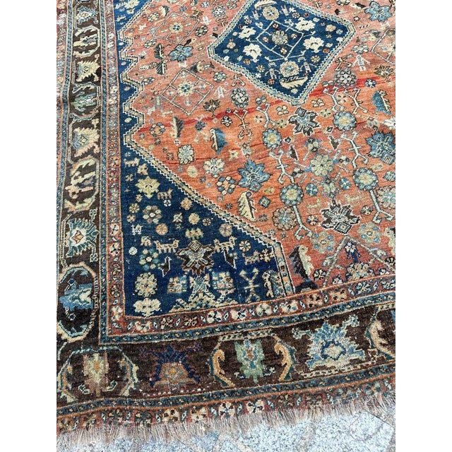 Antique Kashkouli Qashqai Rug For Sale - Image 14 of 18