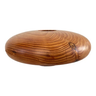 Late 20th Century Moulthrop Style Hand Turned Wood Vessel For Sale