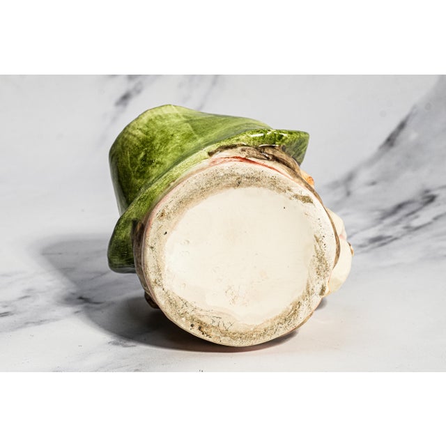 Wonderful Antique Bulldog Humidor Jar Ceramic Figural Tobacco Jar English Dog Head Lidded Jar Vintage Tobacciana For Sale - Image 14 of 14