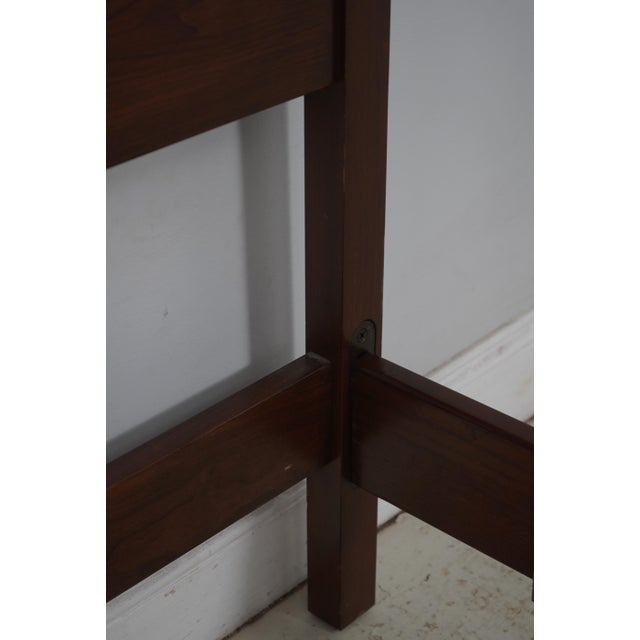 Stickley Mission Cherry Queen Size Spindle Bed For Sale - Image 9 of 16