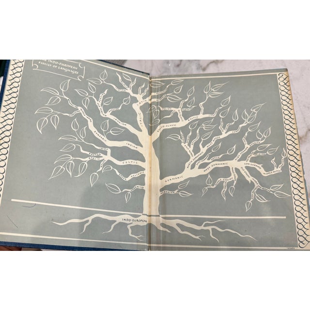 Animal Skin Vintage Mid-Century Webster's New Twentieth Century Unabridged Dictionary - Second Edition For Sale - Image 7 of 11