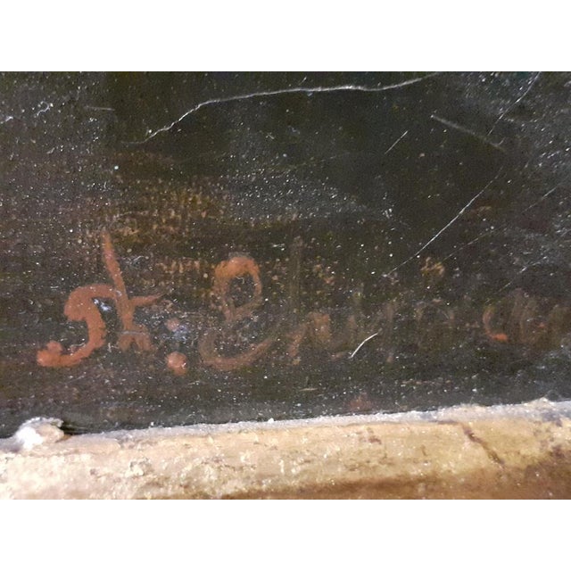 Louis Philippe Era Artist, Landscape, 1800s, Oil on Canvas, Framed For Sale - Image 14 of 15