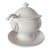 California Pottery Lion Head Soup Tureen 1950's For Sale