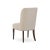 Contemporary Beige Upholstered Dining Chairs - a Pair For Sale - Image 4 of 6