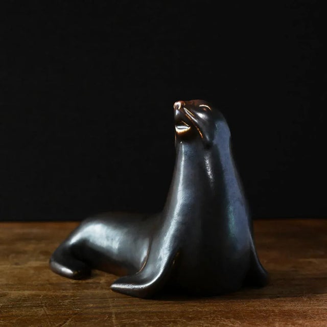 Rörstrand Seal by Gunnar Nylund for Rörstrand For Sale - Image 4 of 4