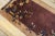 1920s 1920s Splendid Plum Ground Flower Design Antique Chinese Art Deco Knotted Rug For Sale - Image 5 of 13