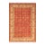 Shabby Chic Floral 1990's Pak-Persian Red/Beige Wool Rug - 5'11'' X 9'5'' For Sale