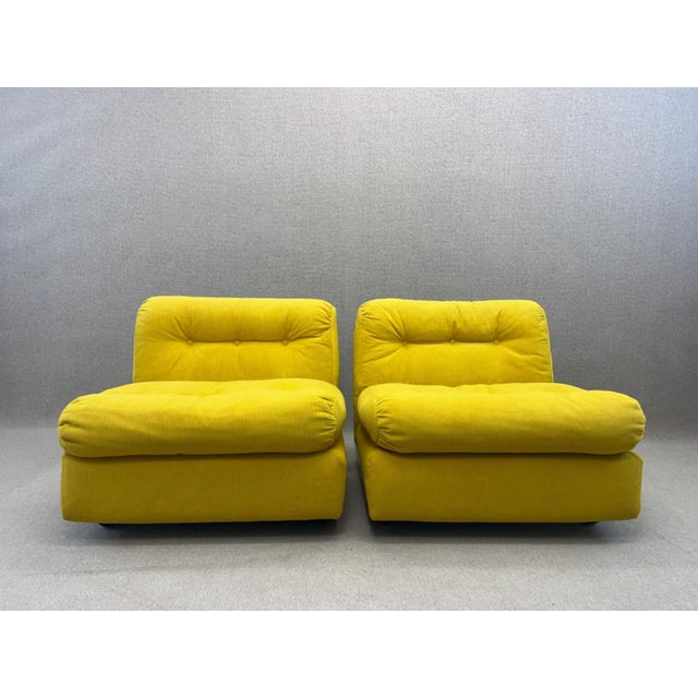 Mid-Century Modern Amanta Modular Sofa by Mario Bellini for C&B / B&B Italia, Set of 2 For Sale - Image 3 of 18