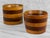 Mid-Century Turned Walnut Stripped Nesting Bowls - A Pair For Sale - Image 4 of 8