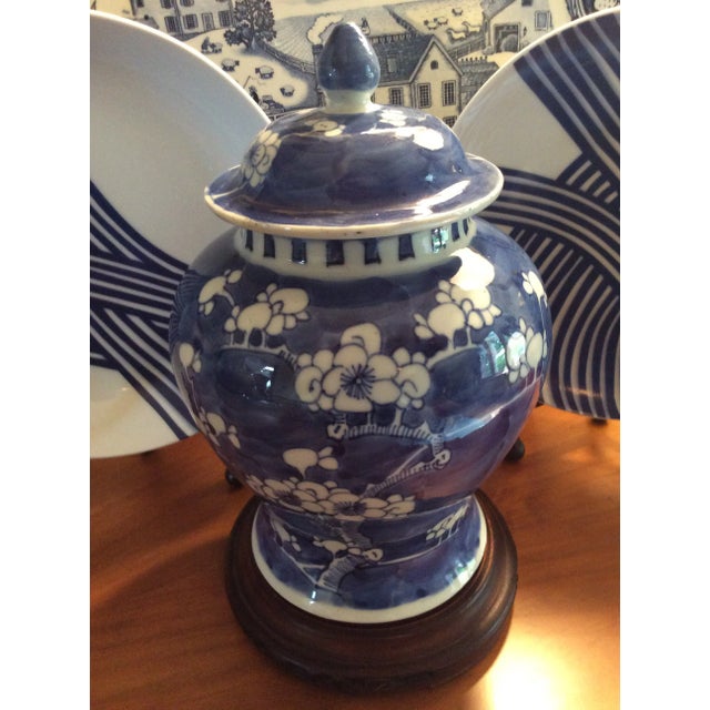 Mid 20th Century Chinoiserie Ginger Jar For Sale - Image 9 of 13