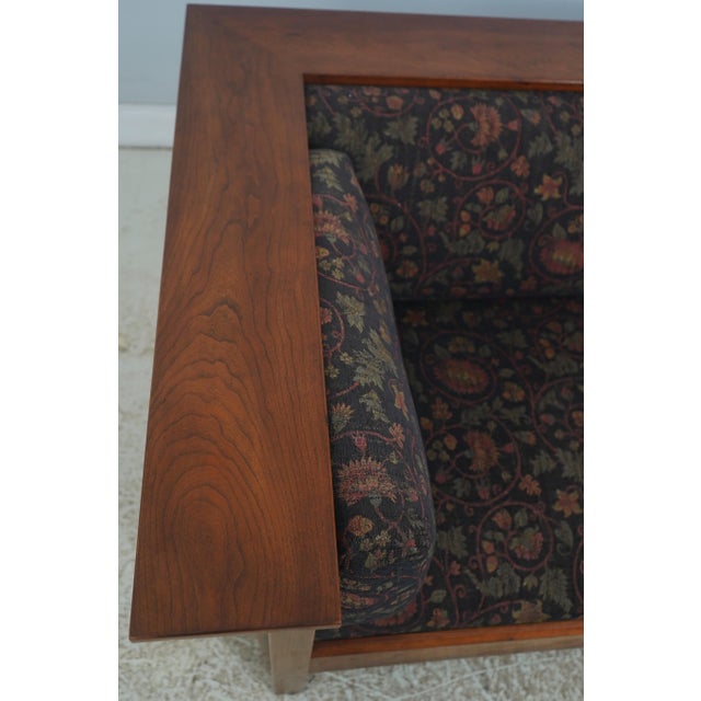 Stickley Stickley Arts & Crafts Cherry Mission Style Sofa For Sale - Image 4 of 18