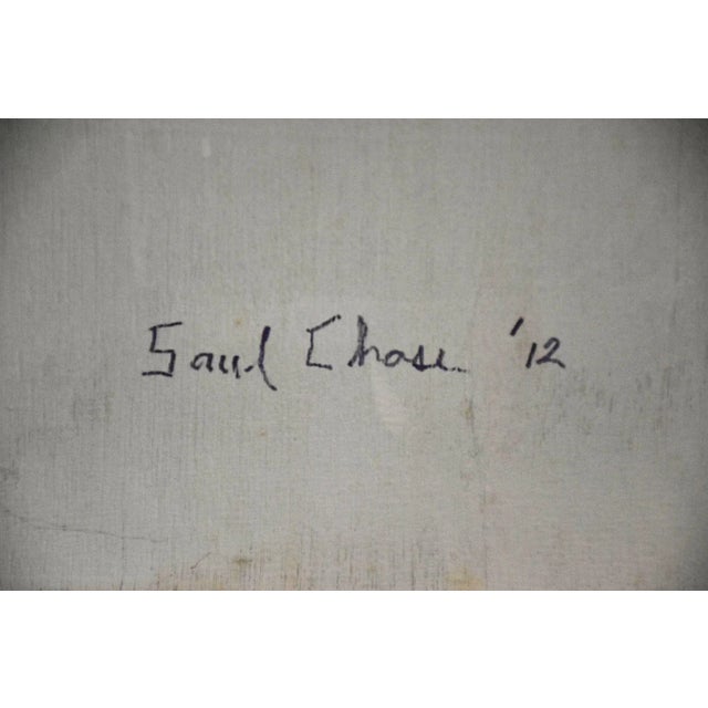 1990s Saul Chase Acrylic on Board Painting For Sale - Image 10 of 10