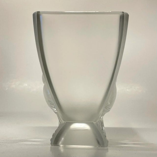 Art Deco Vintage Verlys Love Birds Vase For Sale - Image 3 of 6