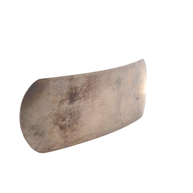 1910s Frederick Davis Art Deco Sterling Silver Hair Barrette For Sale - Image 10 of 11