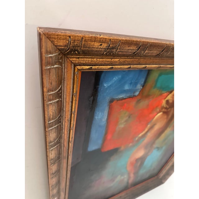 Beautiful bold colorful nude by a woman named Harriet Nichols (1922-2012). She was a Florida resident for many years....