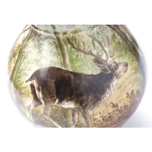 Ceramic Painted Water Jug with a Bowl For Sale - Image 7 of 11