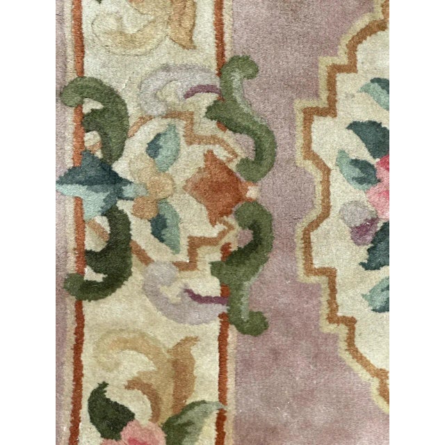 Vintage Chinese Art Deco Rug, 1980s For Sale - Image 3 of 13