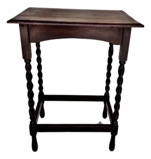 Antique Barley Twist Side Table