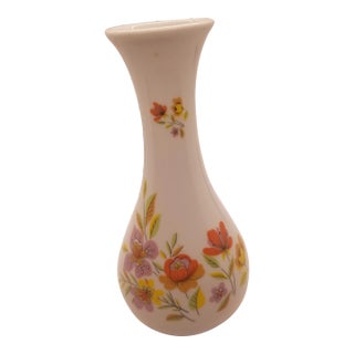 Vintage Limoges Porcelain Spring Flowers Porcelain Vase For Sale