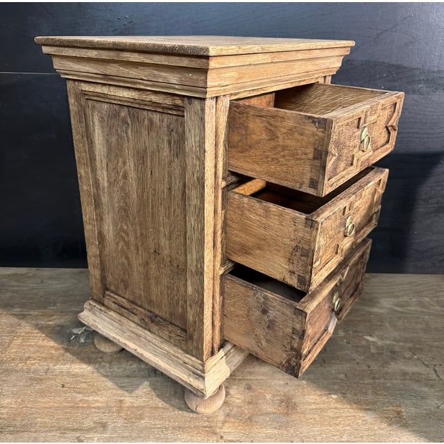 Antique Oak Bedside Chests, 1925, Set of 2 For Sale - Image 11 of 13
