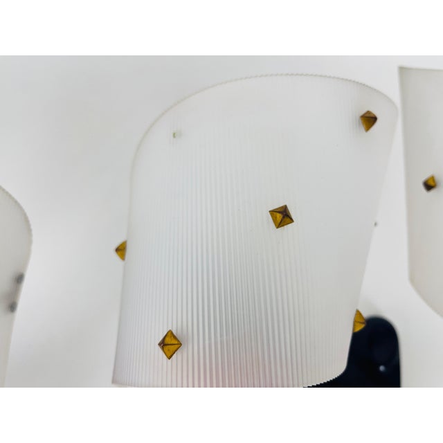 Brass and Plexiglass Wall Lamps by Maison Arlus, 1960, France - A Pair For Sale - Image 11 of 13
