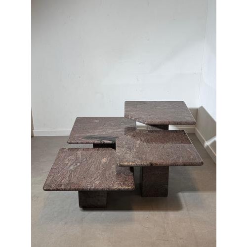 Granite Nesting Tables, Set of 4 For Sale - Image 4 of 5