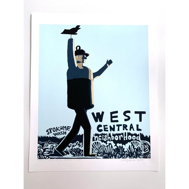 "Boris" the Tin Man Limited Edition Giclee Print by Neicy Frey For Sale - Image 9 of 9