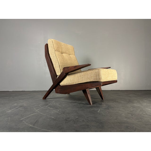 1950s Mid-Century Brazilian Modernist Lounge or Easy Chair by Acacia Gil Borsoi, 1950s For Sale - Image 5 of 18