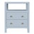 Spritely Home Accent Furniture Nora 21 in. W Rectangular Wood 2 Drawer Nightstand with Open Shelf, Light Blue For Sale - Image 4 of 8