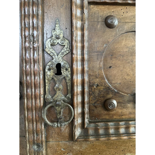 Wood Late Renaissance Museum-Quality Facade Wardrobe, 1620s For Sale - Image 7 of 16