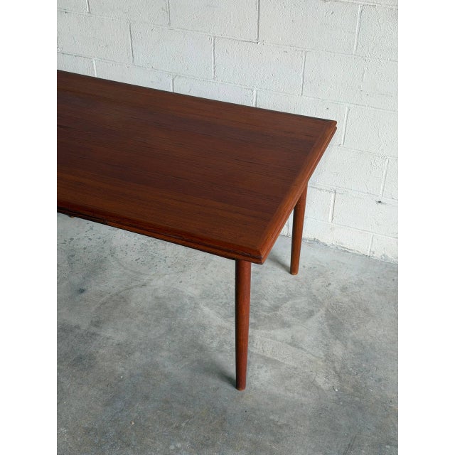 Vintage Danish Teak Extension Dining Table Mid Century Modern Expandable Scandinavian For Sale - Image 10 of 10