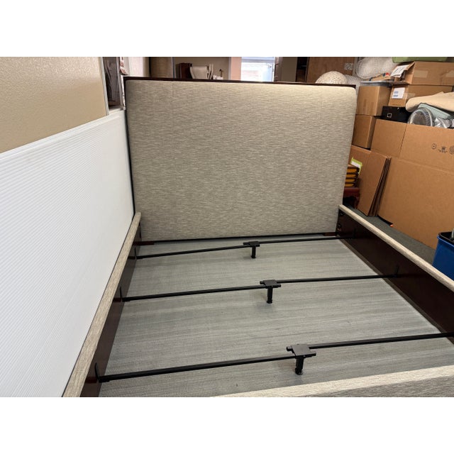 2020s Eastern King Hickory Chair Company Kim Upholstered Bed Frame For Sale - Image 5 of 12