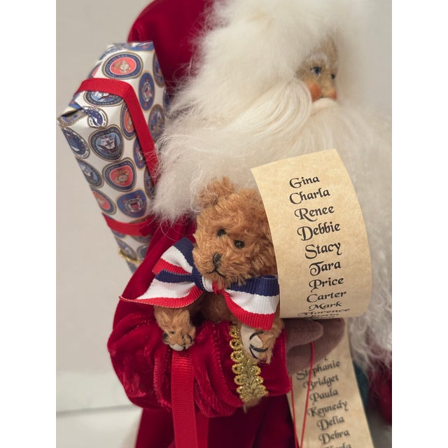 Vintage Lynn Haney “Presents From Home” Santa #1143 For Sale - Image 4 of 12