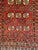 Mid 20th Century Vintage Turkmen Area Rug with Geometric Medallions Design in Red For Sale - Image 5 of 9