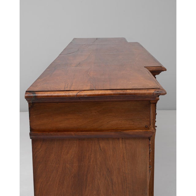 19th Century English Renaissance Revival Wooden Buffet in Original Patina For Sale - Image 12 of 18